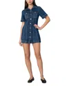 Joe's Jeans The Denim Trucker Shirt Dress In Blue