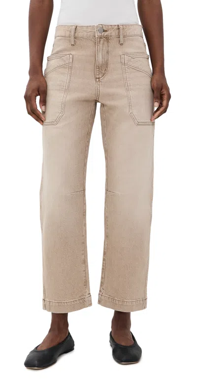 Joe's Jeans The Double Pocket Barrel Jeans Washed Tannin In Neutral