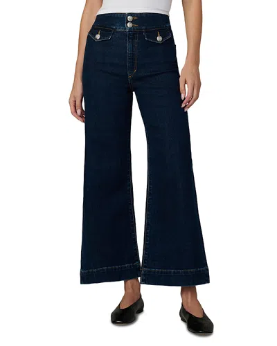 Joe's Jeans The Ella High Rise Wide Leg Ankle Jeans In Magnetic In Gold
