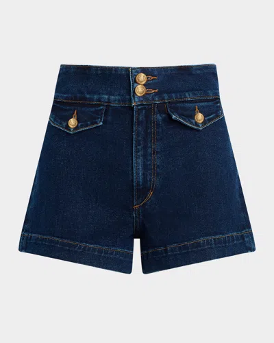 Joe's Jeans The Ellia Denim Shorts In Magnetic