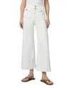 Joe's Jeans The Ellia High-rise Wide Leg Ankle Jeans In Milk