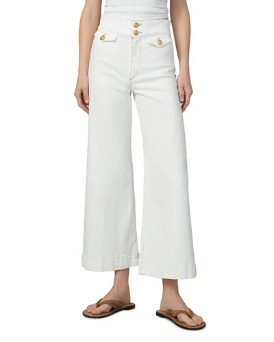 JOE'S JEANS THE ELLIA HIGH RISE WIDE LEG ANKLE JEANS IN MILK