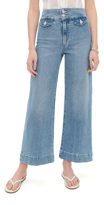Joe's Jeans The Ellia Wide Leg Ankle Jeans Attraction In Blue