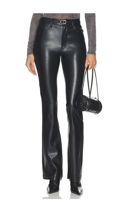 Joe's Jeans The Faux Leather Hi Honey Bootcut Pants In Black