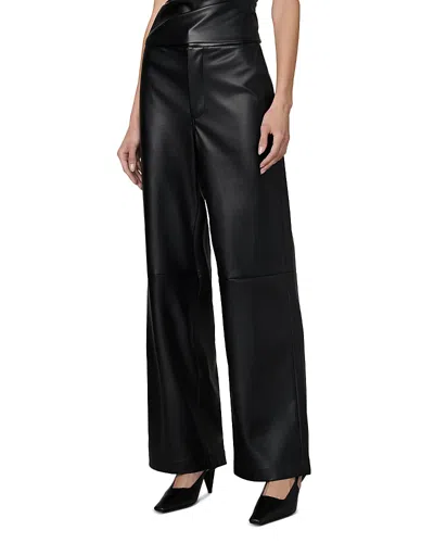 Joe's Jeans The Faux Leather Trouser In Black