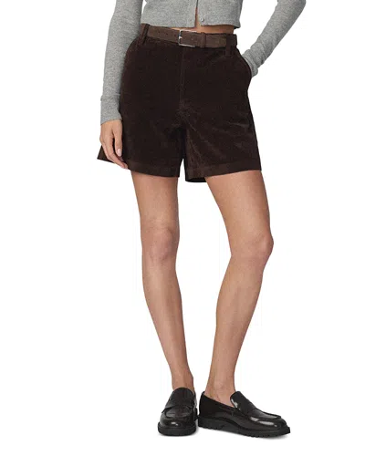 Joe's Jeans The Faux Suede Harlow Shorts In Animal Print