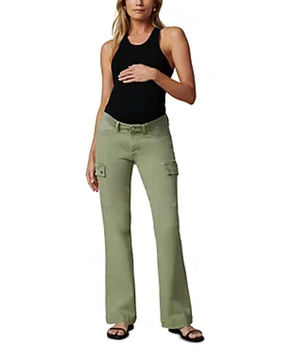 Joe's Jeans The Frankie Mid Rise Cargo Bootcut Maternity Jeans In Uniform