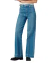 Joe's Jeans The Front Seamed High Rise Wide Leg Jeans In Biggest Fan In Biggest Fan