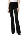 Joe's Jeans Hi-rise Honey Coated Bootcut Jean In Black In Black