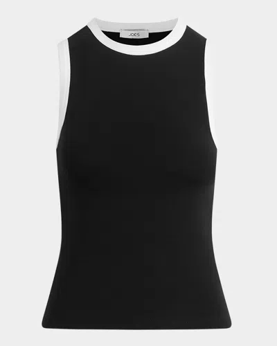 Joe's Jeans The High Neck Tank Top In Black