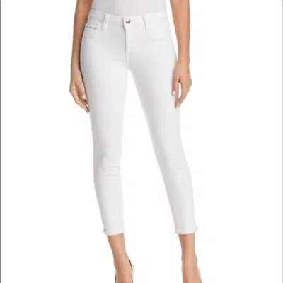 Joe's Jeans The Icon Crop Mid Rise Skinny Jeans In White