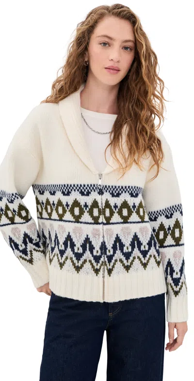 Joe's Jeans The Inga Fairisle Cardigan In Multi