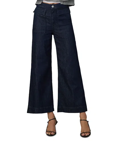 Joe's Jeans The Irina High Rise Wide Leg Jeans In Rinse In Blue