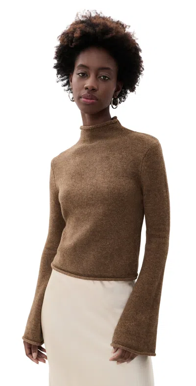 Joe's Jeans The Jane Roll Neck Sweater Cinnamon In Multi
