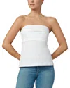 Joe's Jeans The Lara Strapless Top In White
