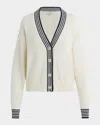Joe's Jeans The Leah Stripe Cardigan In Neutral