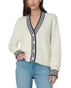 Joe's Jeans The Leah Stripe Cardigan In Neutral