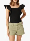 Joe's Jeans The Leslie Tank Top In Obsidian In Black