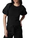 Joe's Jeans The Lila Puff Sleeve Top In Black