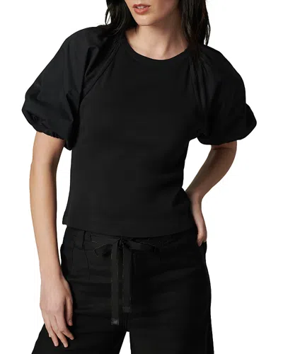 Joe's Jeans The Lila Puff Sleeve Top In Black