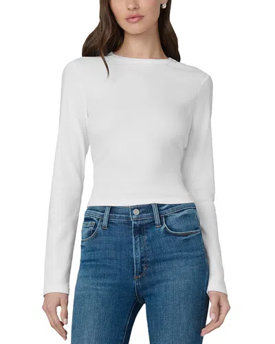 Joe's Jeans The Long Sleeve Baby Tee In White