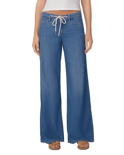 Joe's Jeans The Lou Lou Drawstring Mid Rise Jeans In Sundance In Blue