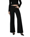 Joe's Jeans The Lou Lou Low Rise Wide Leg Jeans In Black In Black