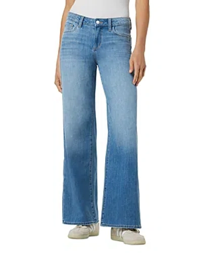 Joe's Jeans The Lou Lou Low Rise Wide Leg Jeans In Hot Shot