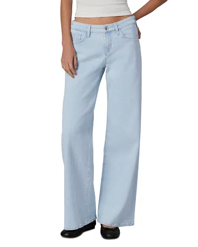 Joe's Jeans The Lou Lou Low Rise Wide Leg Jeans In Jubilee In Blue
