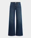 Joe's Jeans The Lou Lou Low-rise Wide-leg Jeans In Blue