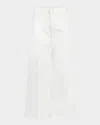 Joe's Jeans The Lou Lou Low-rise Wide-leg Jeans In White