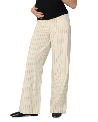 Joe's Jeans The Lou Lou Maternity Jeans In Natural Stripe In Neutral