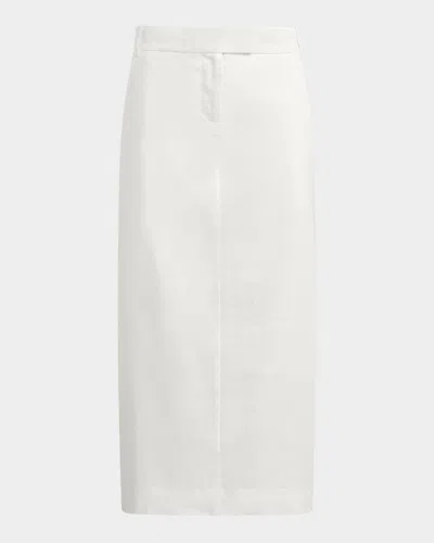 Joe's Jeans The Maeve Tailored Midi Skirt In Ecru