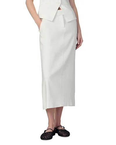 JOE'S JEANS THE MAEVE TAILORED MIDI SKIRT