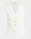 Joe's Jeans The Maeve Vest In Ecru