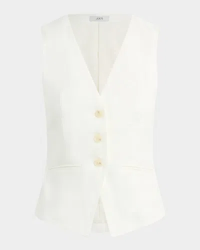Joe's Jeans The Maeve Vest In Ecru