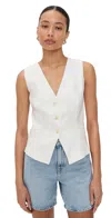 Joe's Jeans The Maeve Vest Ecru In Ecru