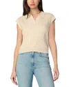 Joe's Jeans The Mal Popover Sweater Vest In Neutral