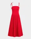 Joe's Jeans The Mara Tie-strap A-line Midi Dress