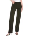 Joe's Jeans The Margot Flocked High Waist Straight Leg Jeans In Black