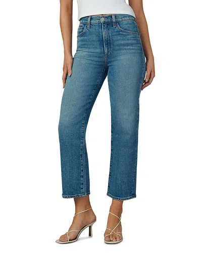 Joe's Jeans The Margot High Rise Crop Straight Leg Jeans In Metaphor In Blue