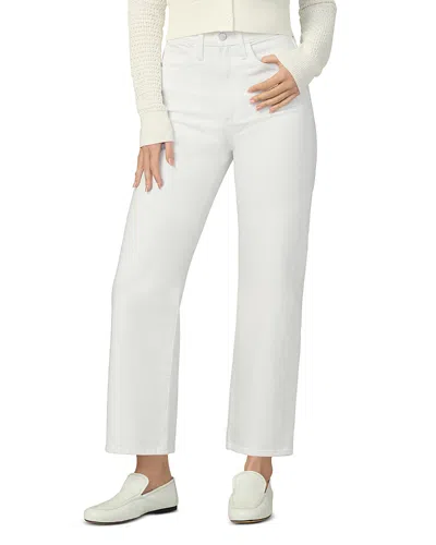 Joe's Jeans The Margot High Rise Cropped Straight Jeans In White
