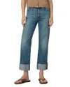 Joe's Jeans The Margot High Rise Cuffed Straight Jeans In Showdown In Showdown