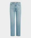 Joe's Jeans The Margot High-rise Straight Cropped Jeans In Blue