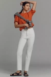 Joe's Jeans The Margot High-rise Straight-leg Jeans In White