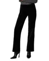 Joe's Jeans The Margot High Rise Straight Velveteen Jeans In Black In Black