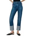 Joe's Jeans The Margot Slim Wide Cuff Jeans In Serendipity In Blue