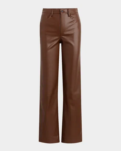 Joe's Jeans The Margot Vegan Leather Pants In Toffee