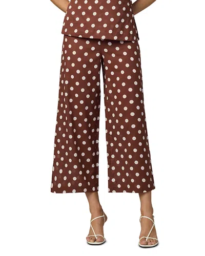 Joe's Jeans The Mariel Wide Leg Pants In Brown