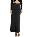 Joe's Jeans The Martine Denim Maxi Skirt In Black